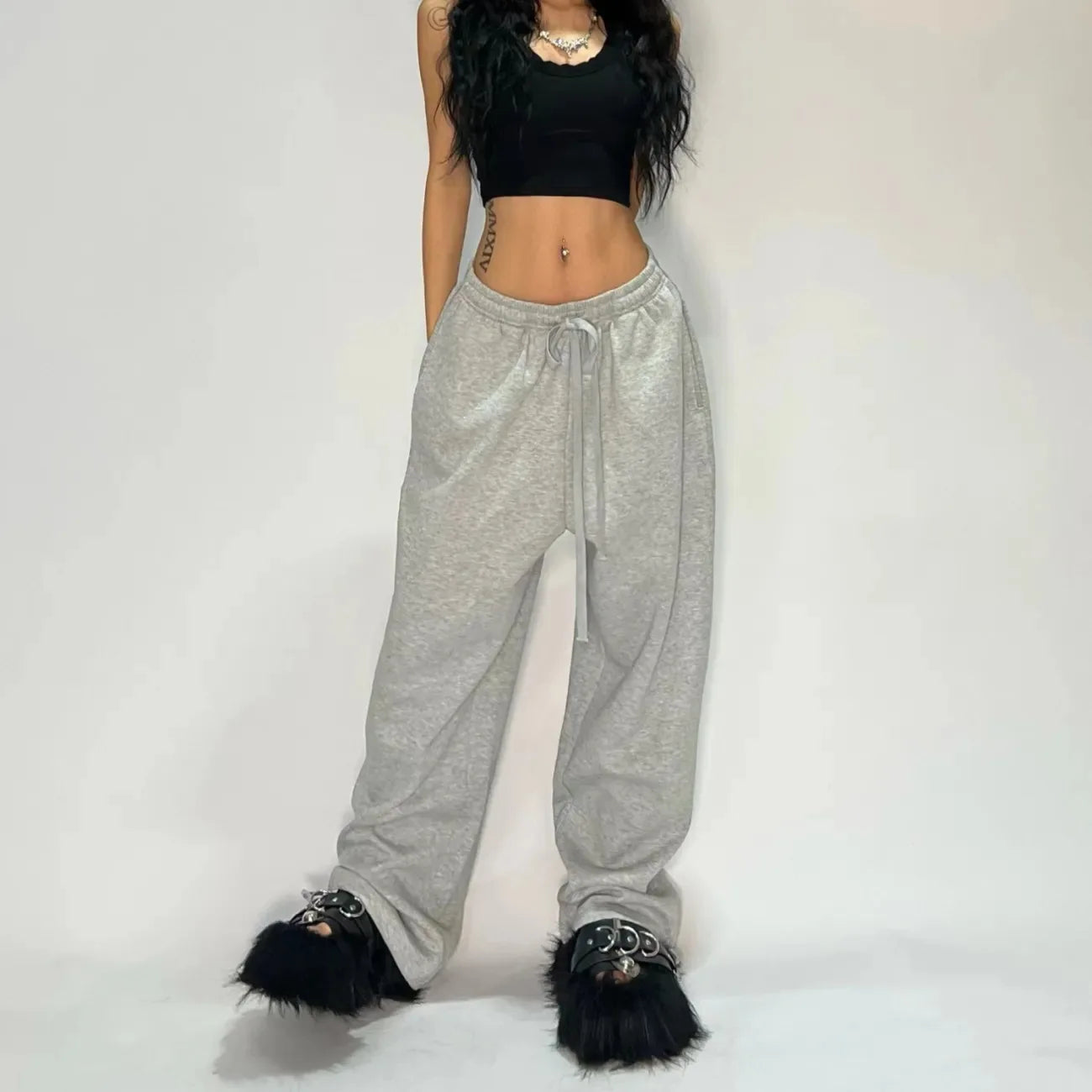 Threadline Y2K Casual Loose Pants