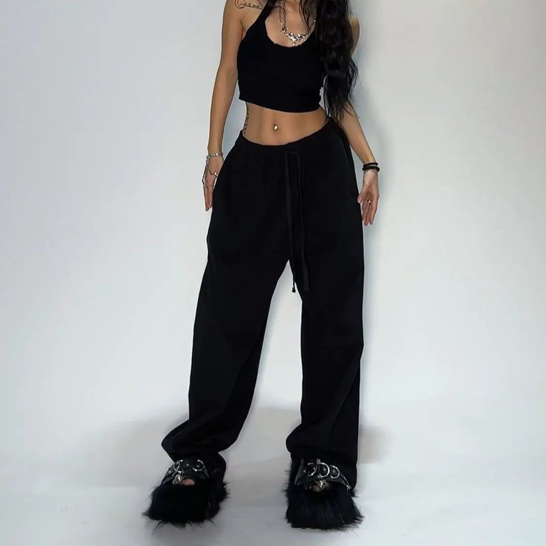 Threadline Y2K Casual Loose Pants