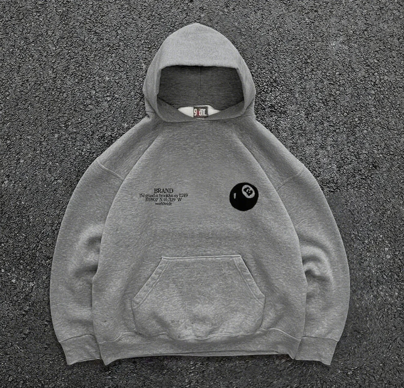 Threadline Y2K Retro 8-ball Hoodie