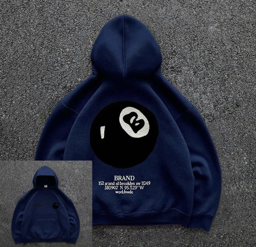 Threadline Y2K Retro 8-ball Hoodie