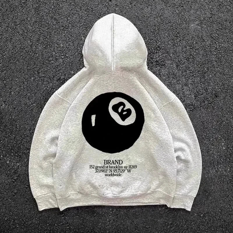 Threadline Y2K Retro 8-ball Hoodie