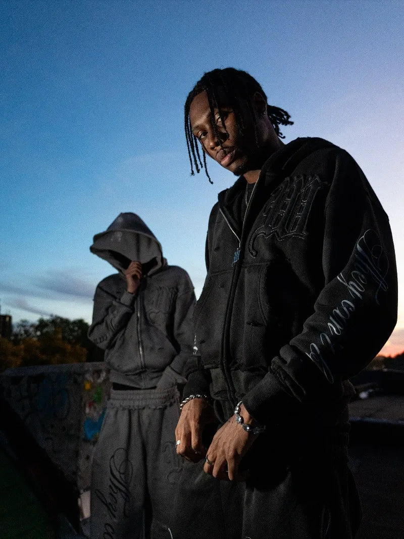 Threadline Y2K Clothing Hoodie Set