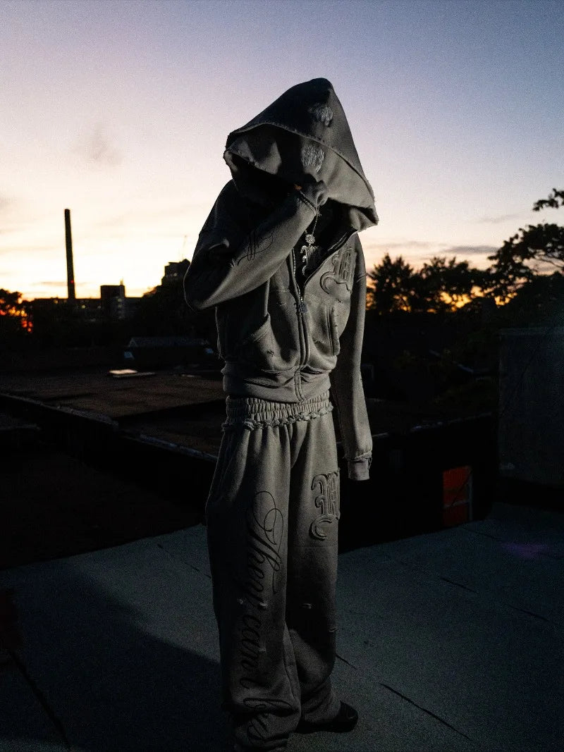 Threadline Y2K Clothing Hoodie Set