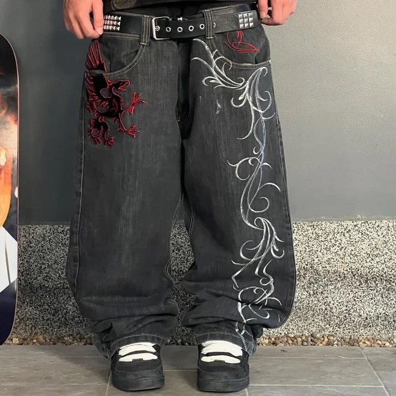 Threadline Y2K Denim Harajuku Oversized Jeans