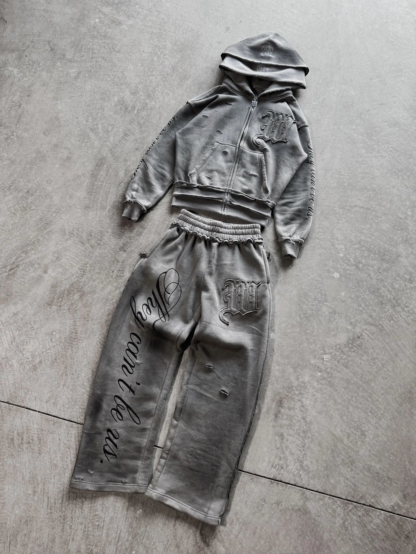 Threadline Y2K Clothing Hoodie Set