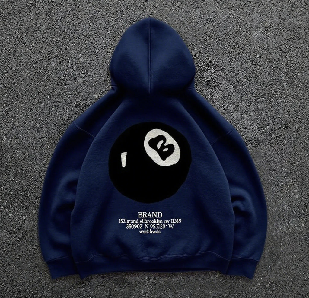 Threadline Y2K Retro 8-ball Hoodie