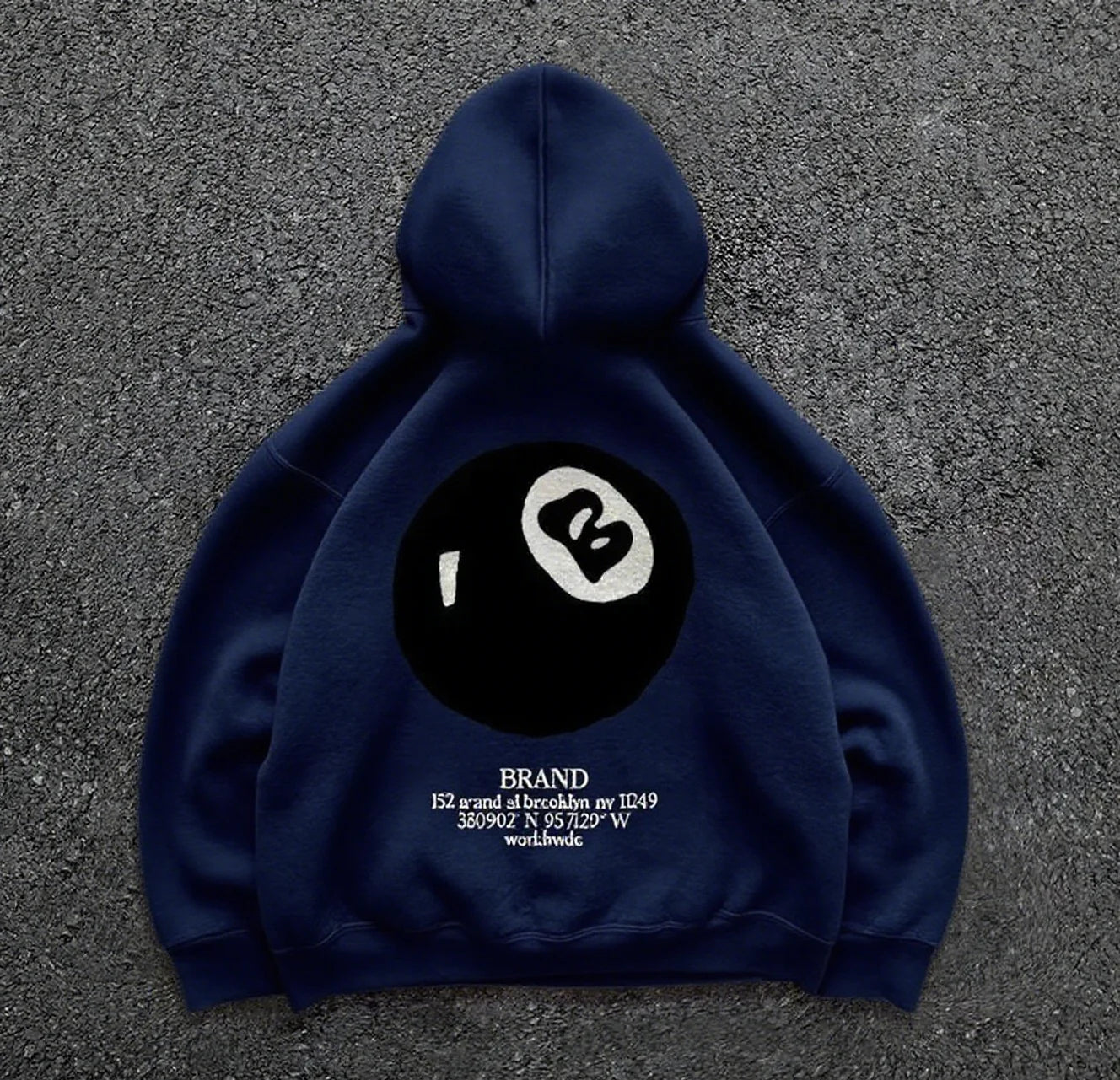 Threadline Y2K Retro 8-ball Hoodie
