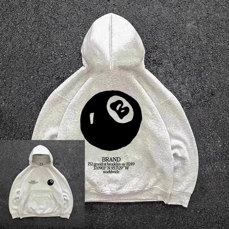 Threadline Y2K Retro 8-ball Hoodie